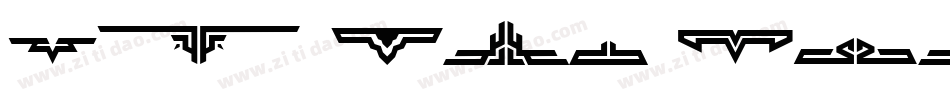 VT Mei Ornaments on Black字体转换